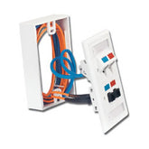 Siemon CT4-RING-050-04 Stand-Off Rings for Single Gang MAX or CT Faceplate, Gray, 0.5", (Package of 250)